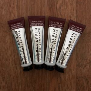 BNWT-4- 1 oz Paraffin Pomegranate Hand creams